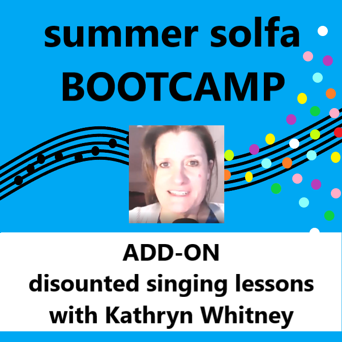 Summer Solfa Bootcamp – Singing Lessons Discount Add-on